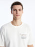 LC Waikiki Crew Neck Short Sleeve Printed Combed Cotton Men's T-shirt